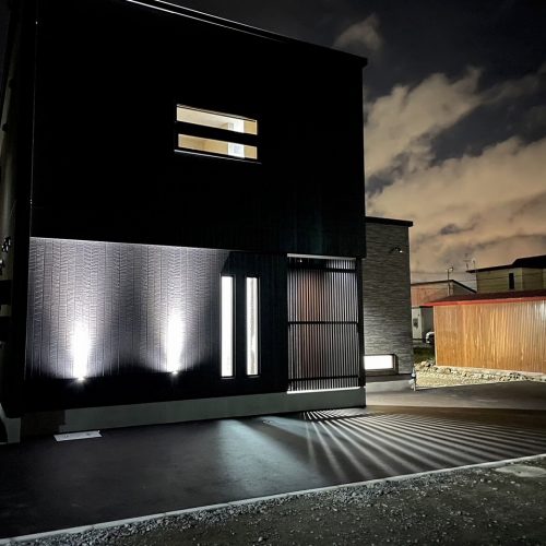 昭和新築住宅　夜の雰囲気をご紹介
