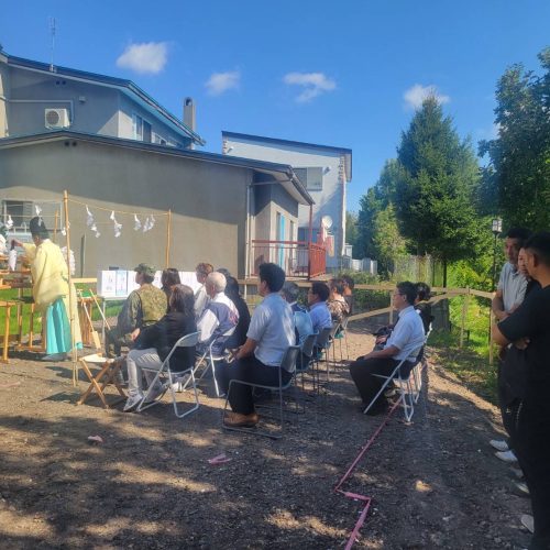 冨岡３丁目の家　新築工事開始①